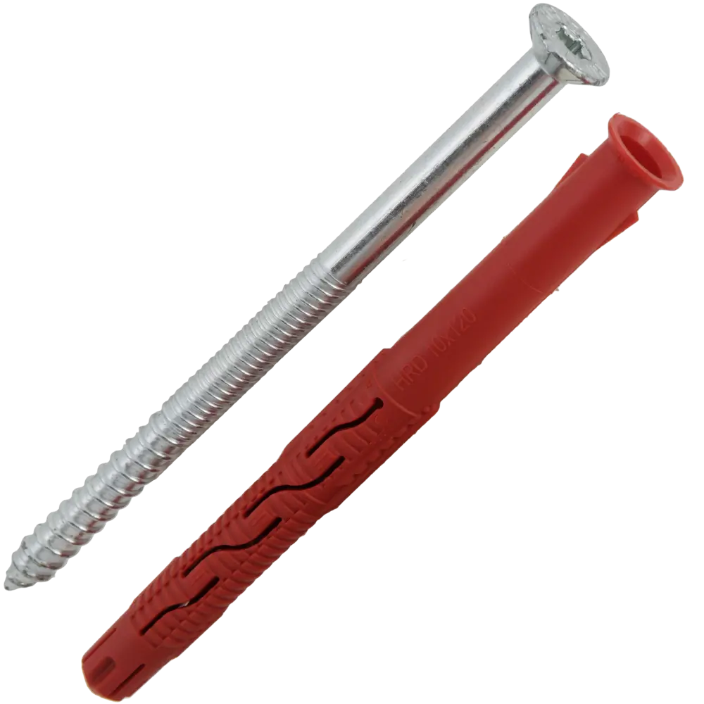 Дюбель фасадный Hilti HRD-С 10x120 мм нейлон/оцинкованная сталь цвет красный 20 шт. 82656595 STLM-2027247  - Вид №1