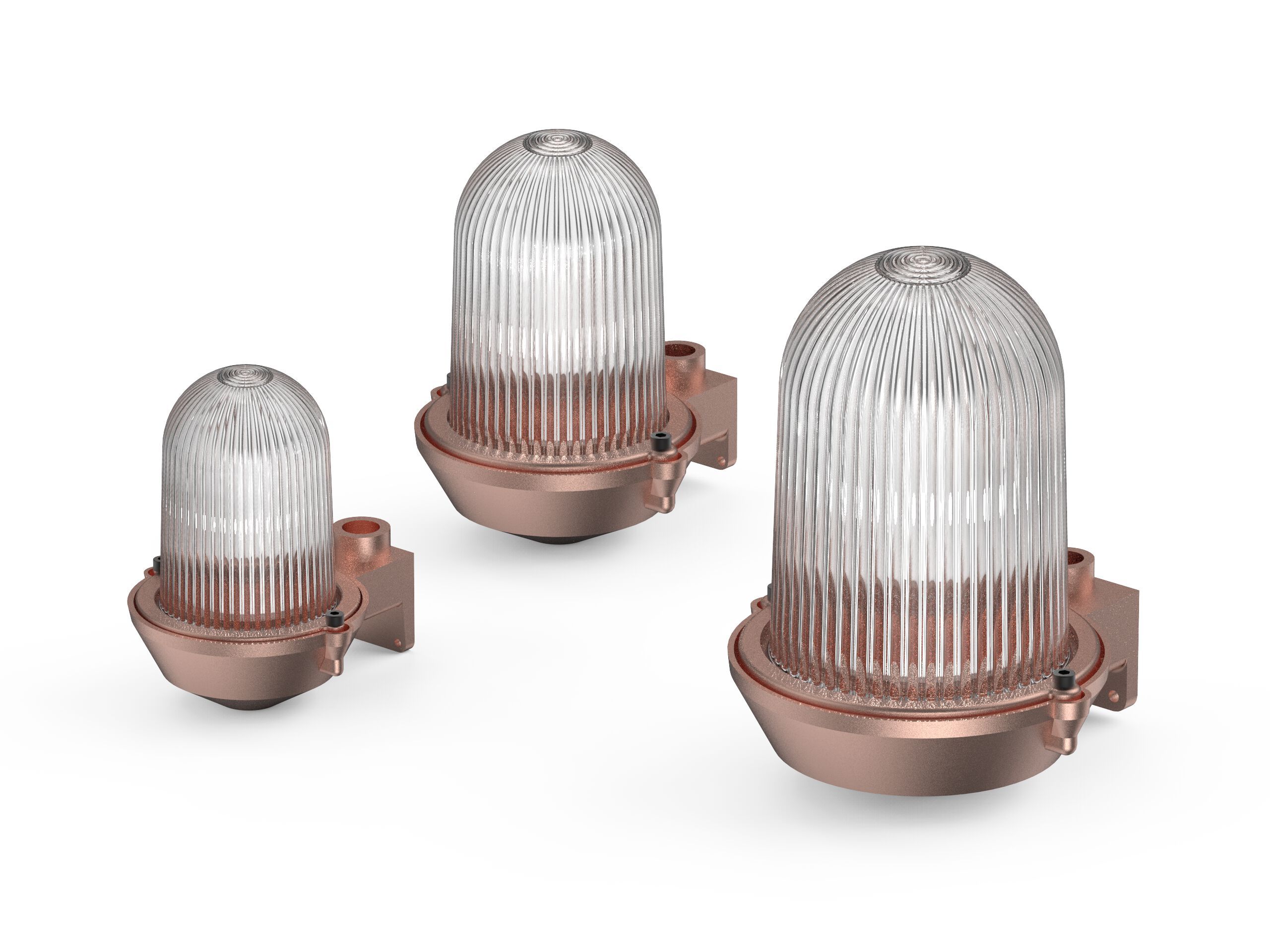 Медный алюминиевый настенный светильник Genuit медь ARCH-00118437 - Вид №6