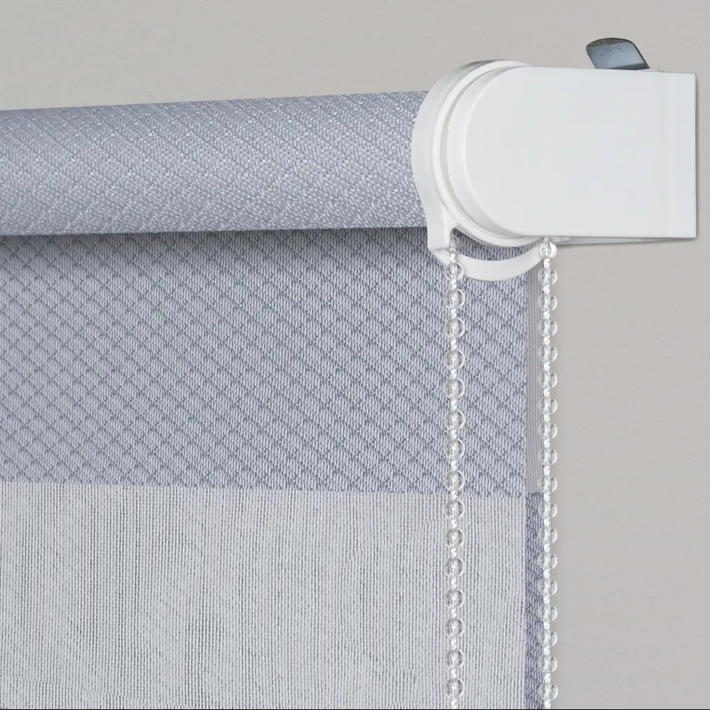 Рулонная штора день-ночь MIAMOZA Сиберия 140x175 см серая 89411444 STLM-1570034 - Вид №2