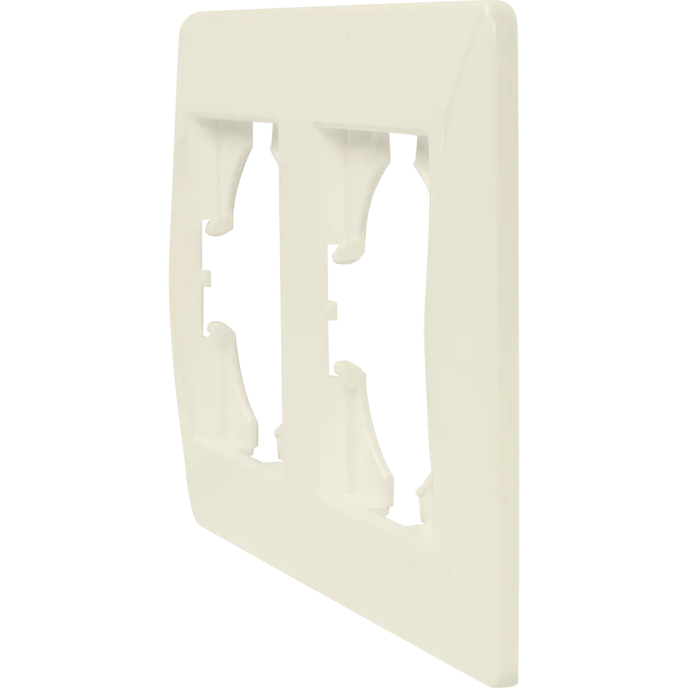 Рамка для розеток GUSI Electric Ugra - бежевая глянцевая на 2 поста 83865092 STLM-0045249 - Вид №2