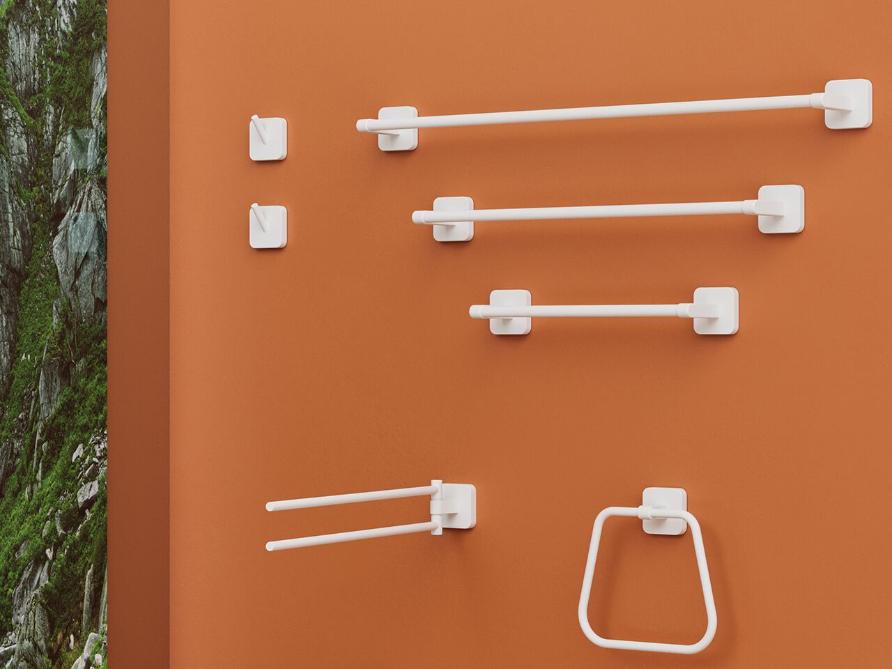 Держатель для полотенец из нержавеющей стали GEDY Тонга ARCH-00004864 - Вид №2