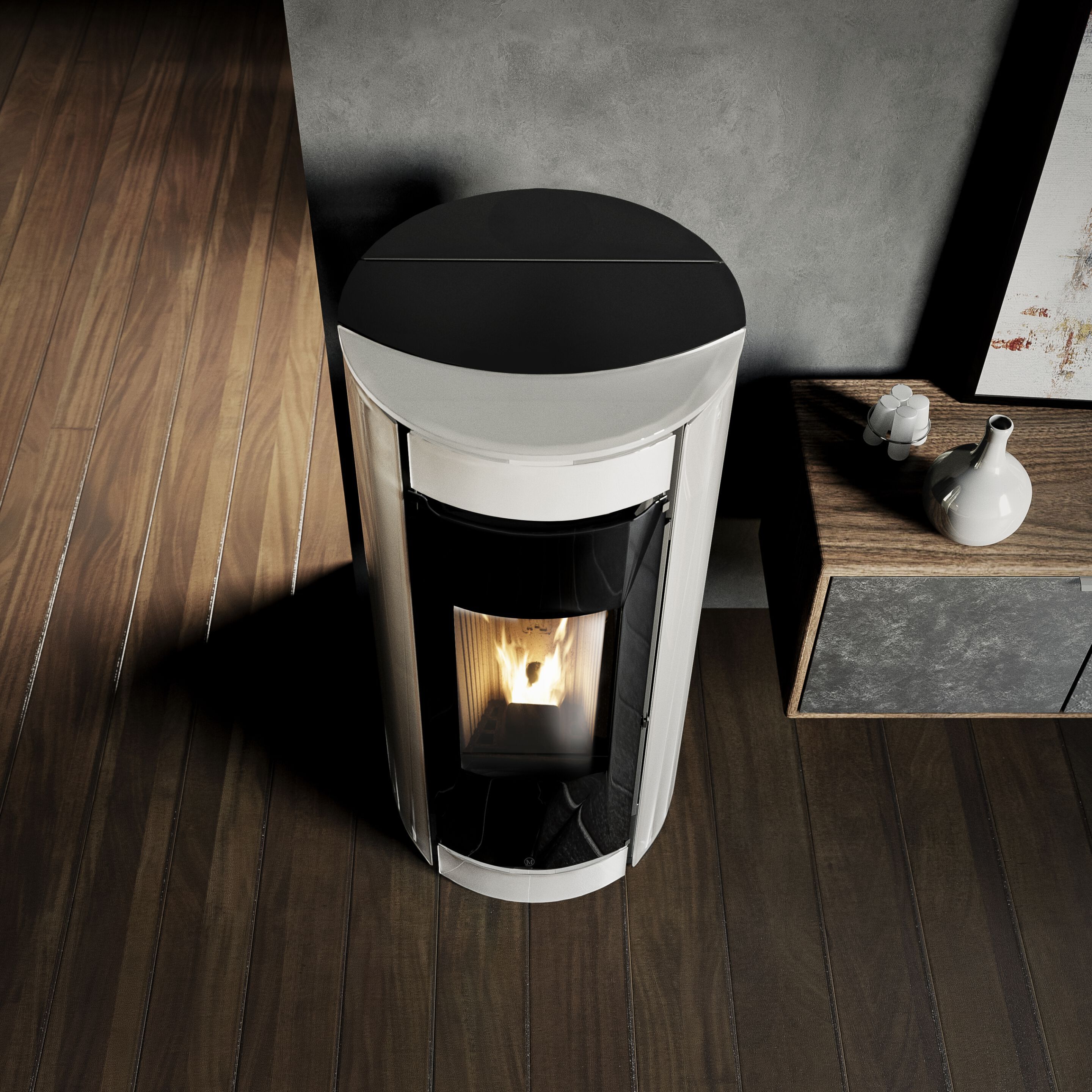 Пеллетная печь для обогрева воздуха класса A+ Jolly Mec воздушные системы ARCH-00144558 - Вид №2