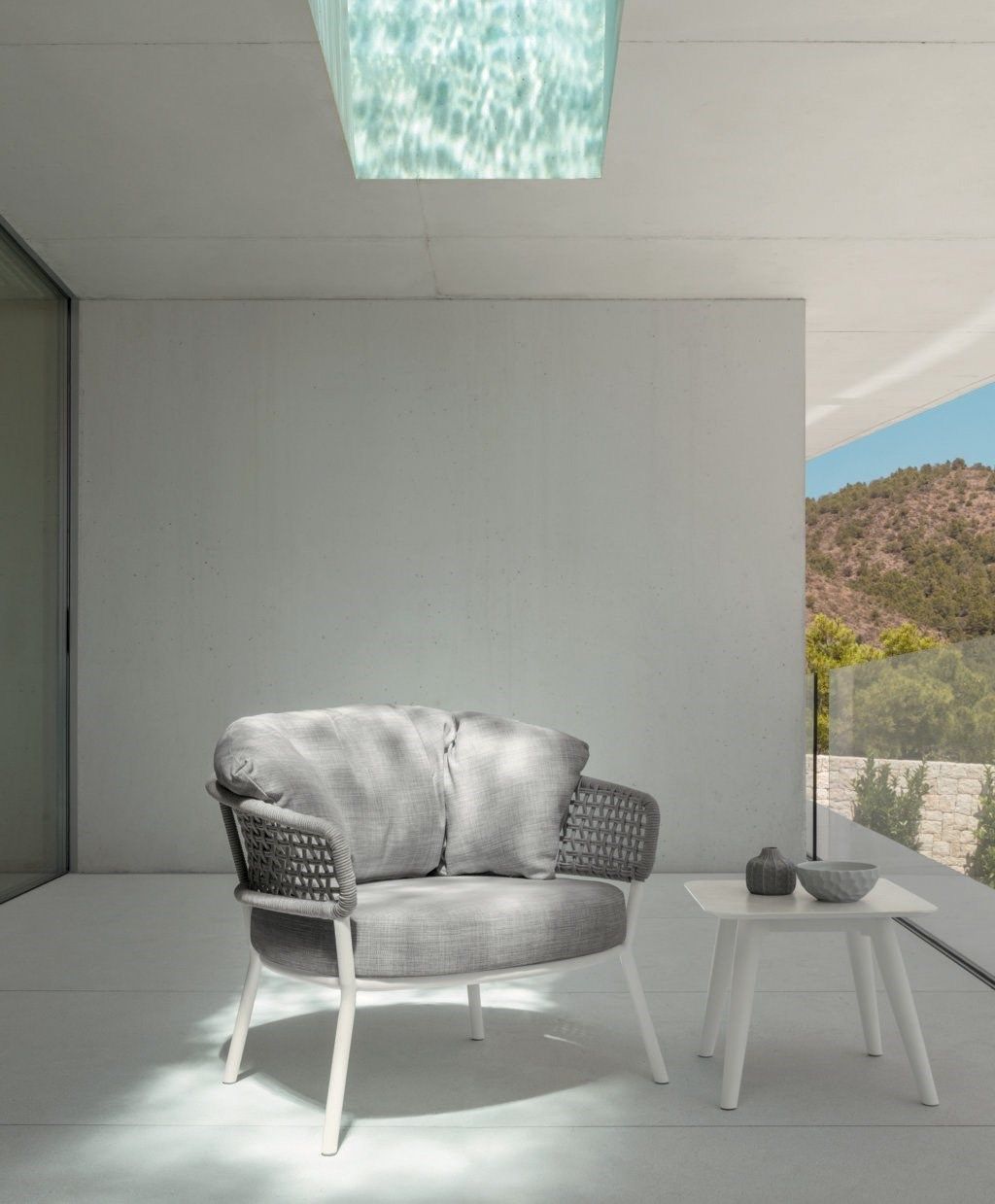 Квадратный садовый столик Talenti Moon Alu ARCH-00060676 - Вид №3