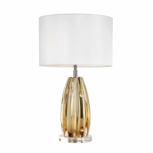 Настольная лампа 59х35 см янтарная Crystal BRTL3119 DELIGHT COLLECTION  00-3882448 Белый;желтый;прозрачный
