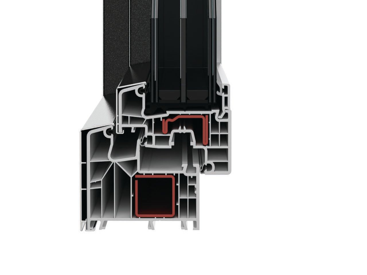 ПВХ/алюминиевые оконные рамы DQG - Diquigiovanni DQG 85 ARCH-00049628 - Вид №2