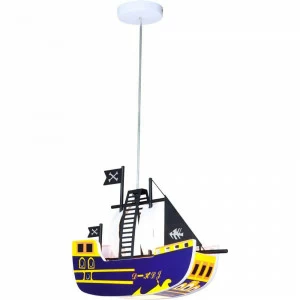 Детский подвесной светильник Kita "Пиратский корабль" GLOBO KITA 326608 Фиолетовый