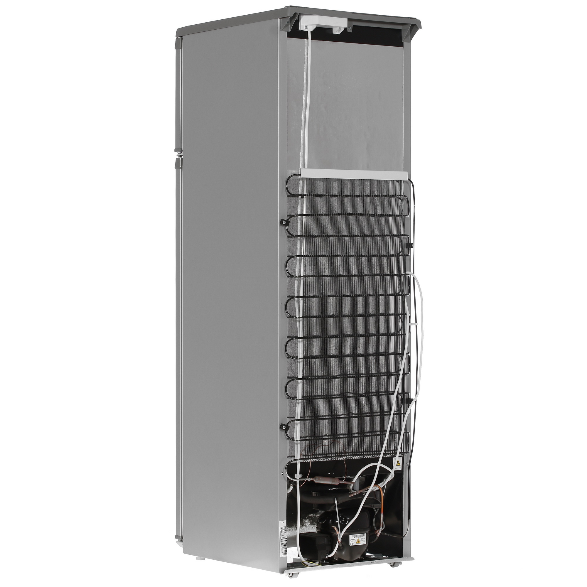 8121682 Холодильник с морозильником   Бирюса М124 серебристый STDN-0083044 - Вид №4