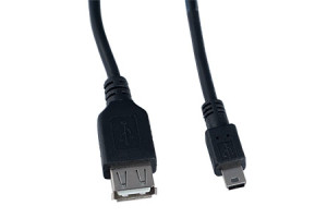 16088699 Кабель USB2.0 A розетка - Mini USB вилка длина 1 м. U4203 30 006 461 Perfeo