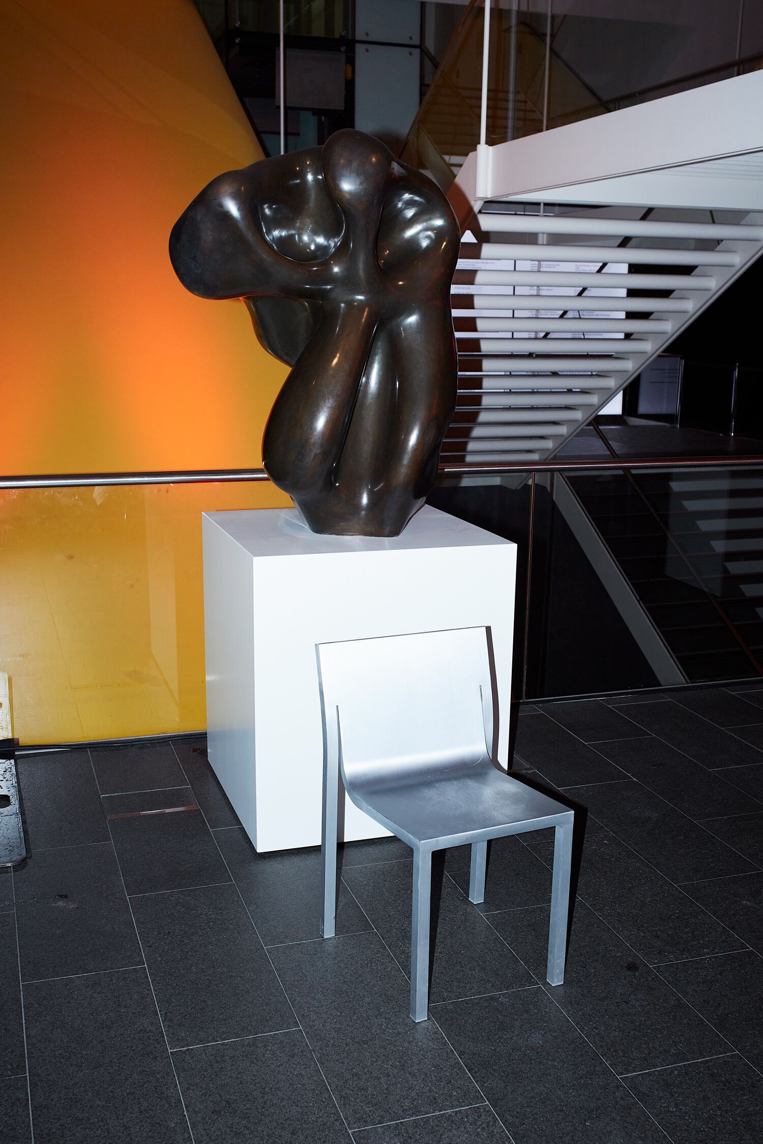 Штабелируемый алюминиевый стул BD Barcelona Stedelijk ARCH-00132726 - Вид №47