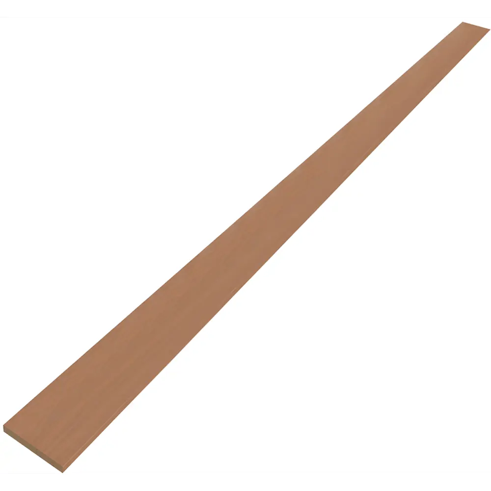 Добор Милан 2050x150x8 мм финиш-бумага ламинация цвет коричневый КРОНОПРОФИЛЬ STLM-2169097 - Вид №1