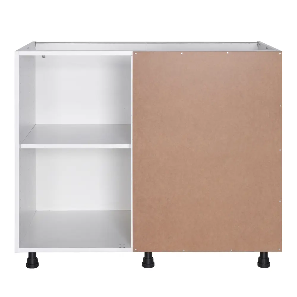 Напольный кухонный шкаф Konsensa 100 см белый с полкой 89410801 STLM-1568250 - Вид №4