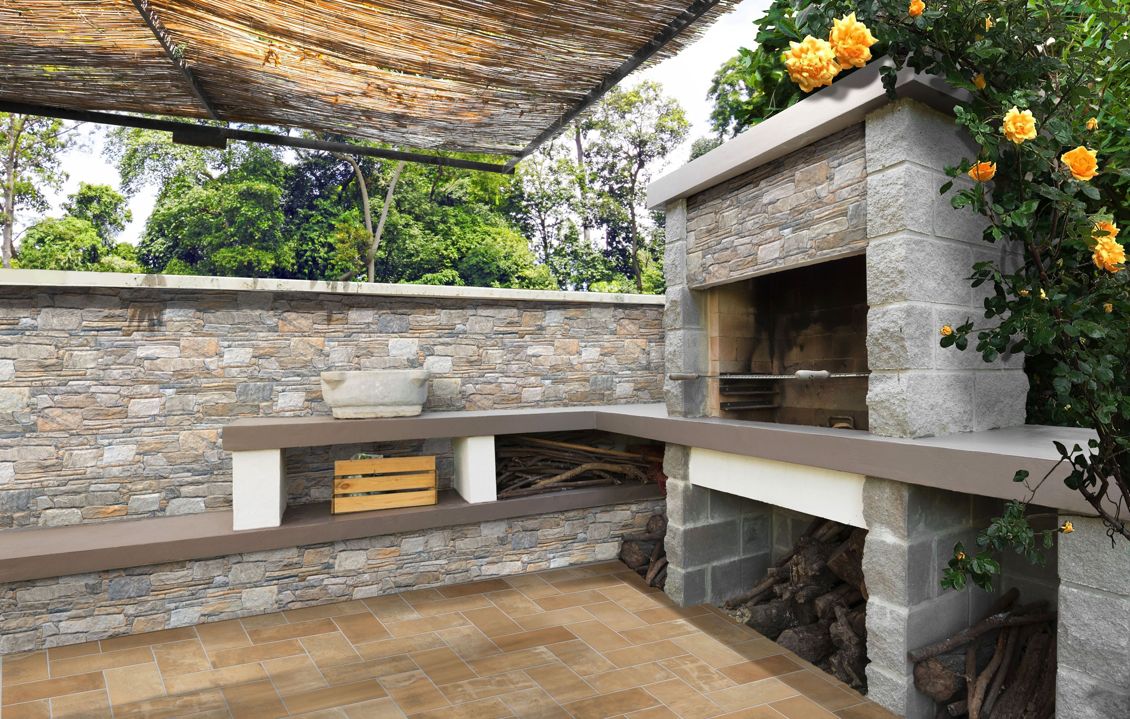 Керамогранит с эффектом камня KERADOM VULCANI ARCH-00040832 - Вид №13