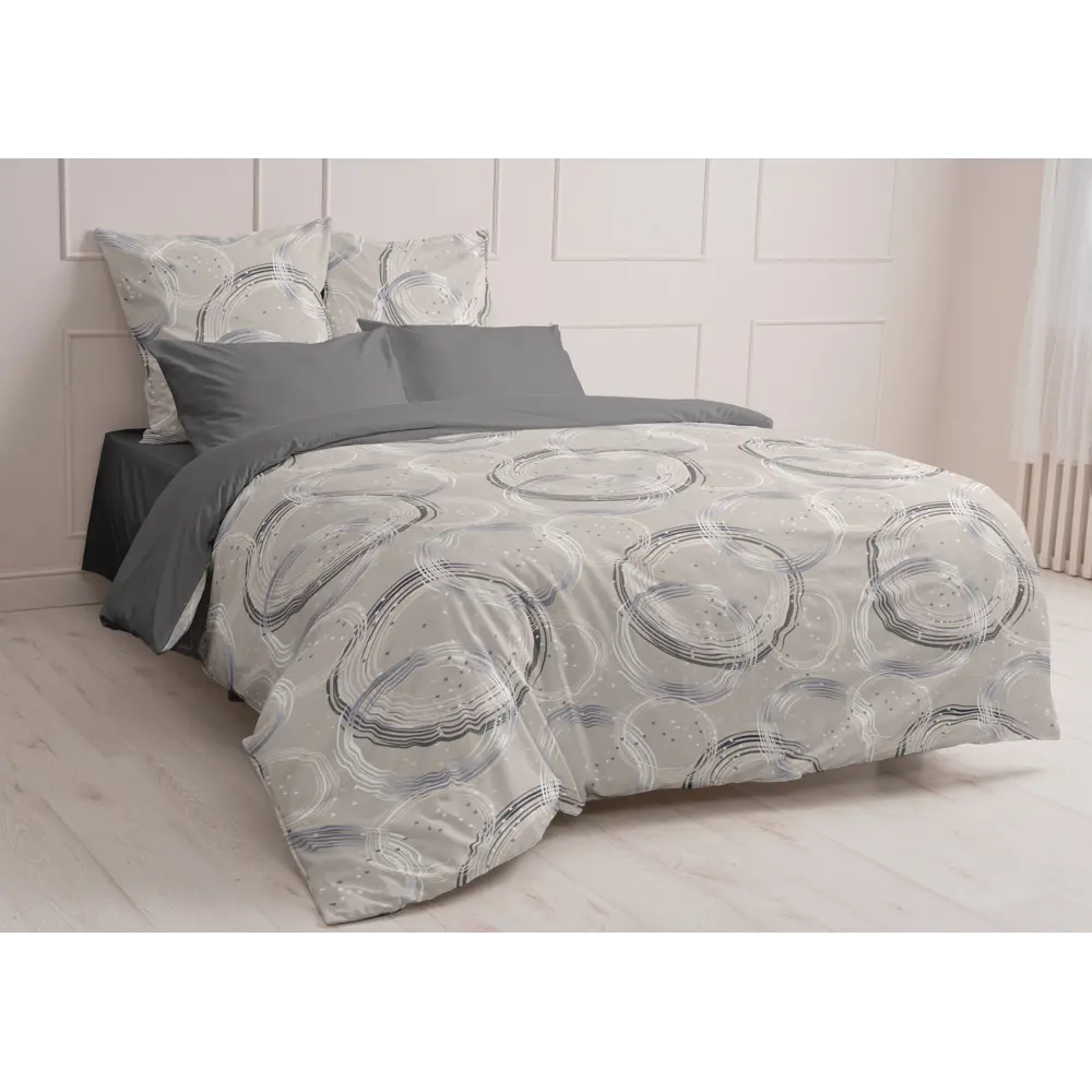 Комплект постельного белья Шуйские Ситцы Орион полутораспальный бязь бежевый STLM-2011097 - Вид №1