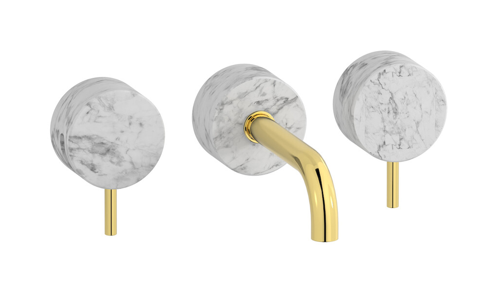 Смеситель встроенный для раковины WE ARE IB mr306oo_1 Gold Marmo