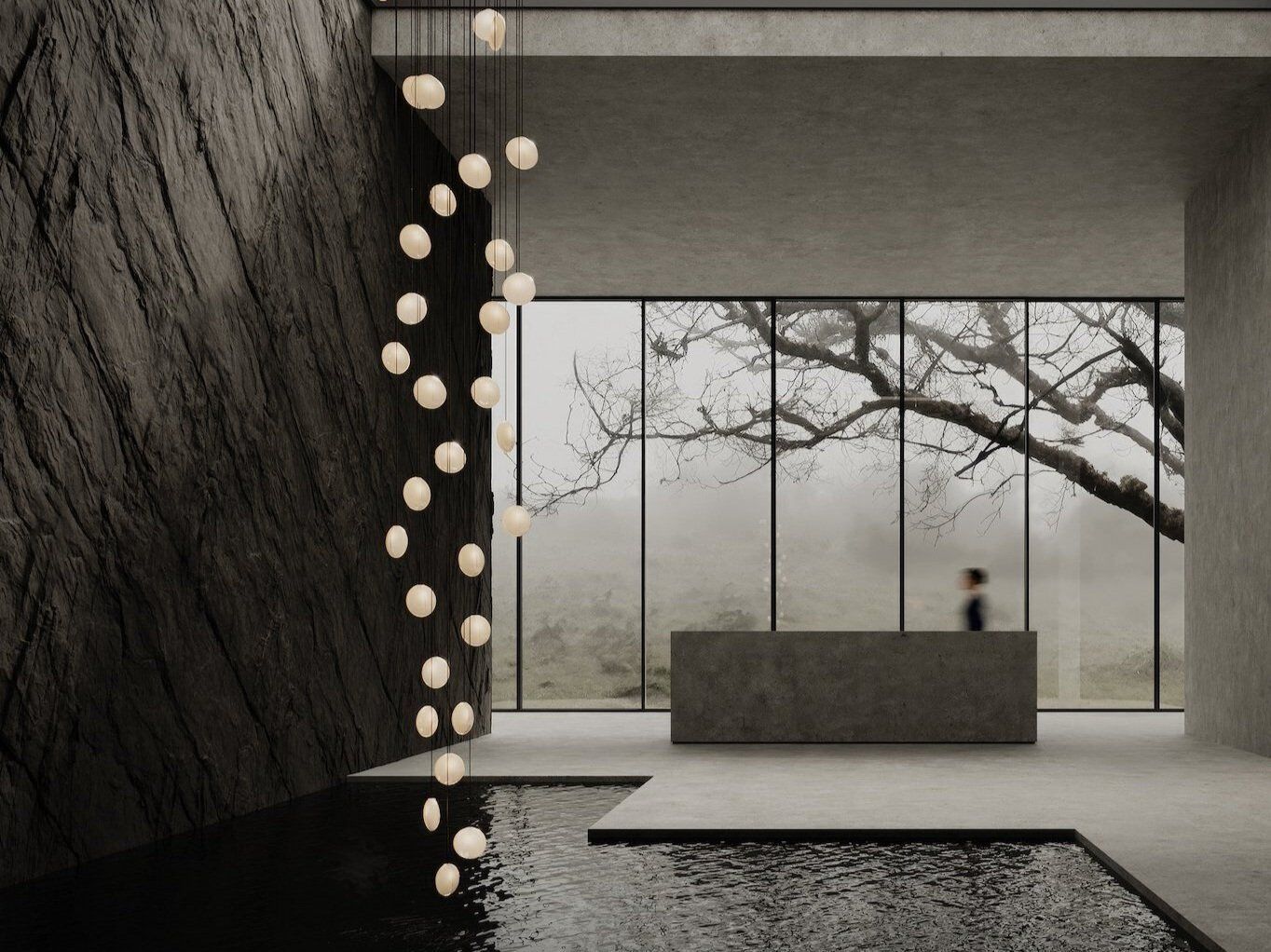 Стеклянный подвесной светильник Matthew McCormick OVA ARCH-00106529