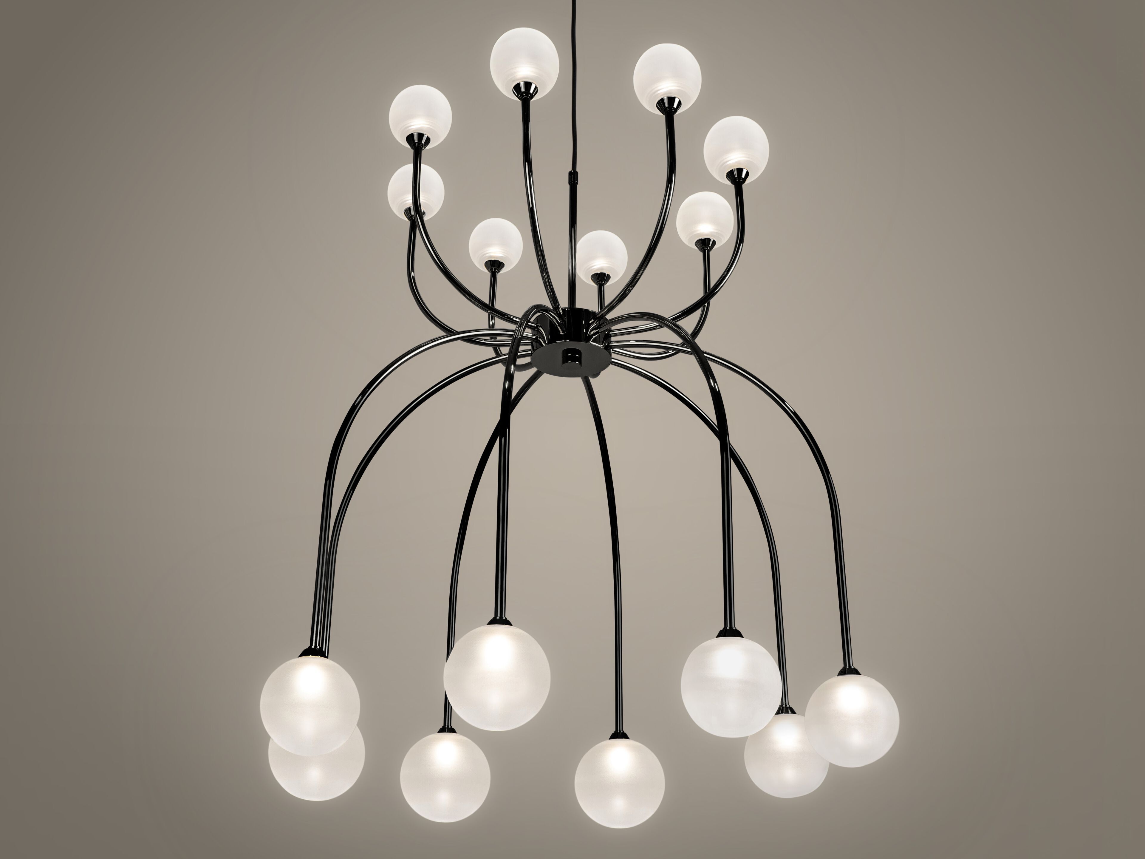 Пескоструйная стеклянная светодиодная люстра ILFARI Penélope ARCH-00081111 - Вид №7