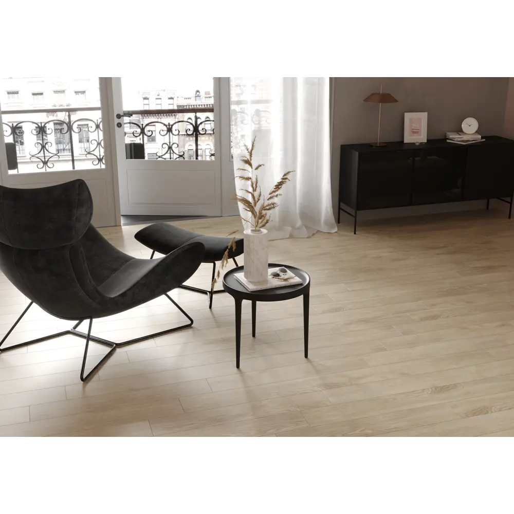 Керамогранит Golden Tile Wood Chevron 15x90 см 1.08 м² матовый цвет светло-бежевый STLM-2012221 - Вид №4
