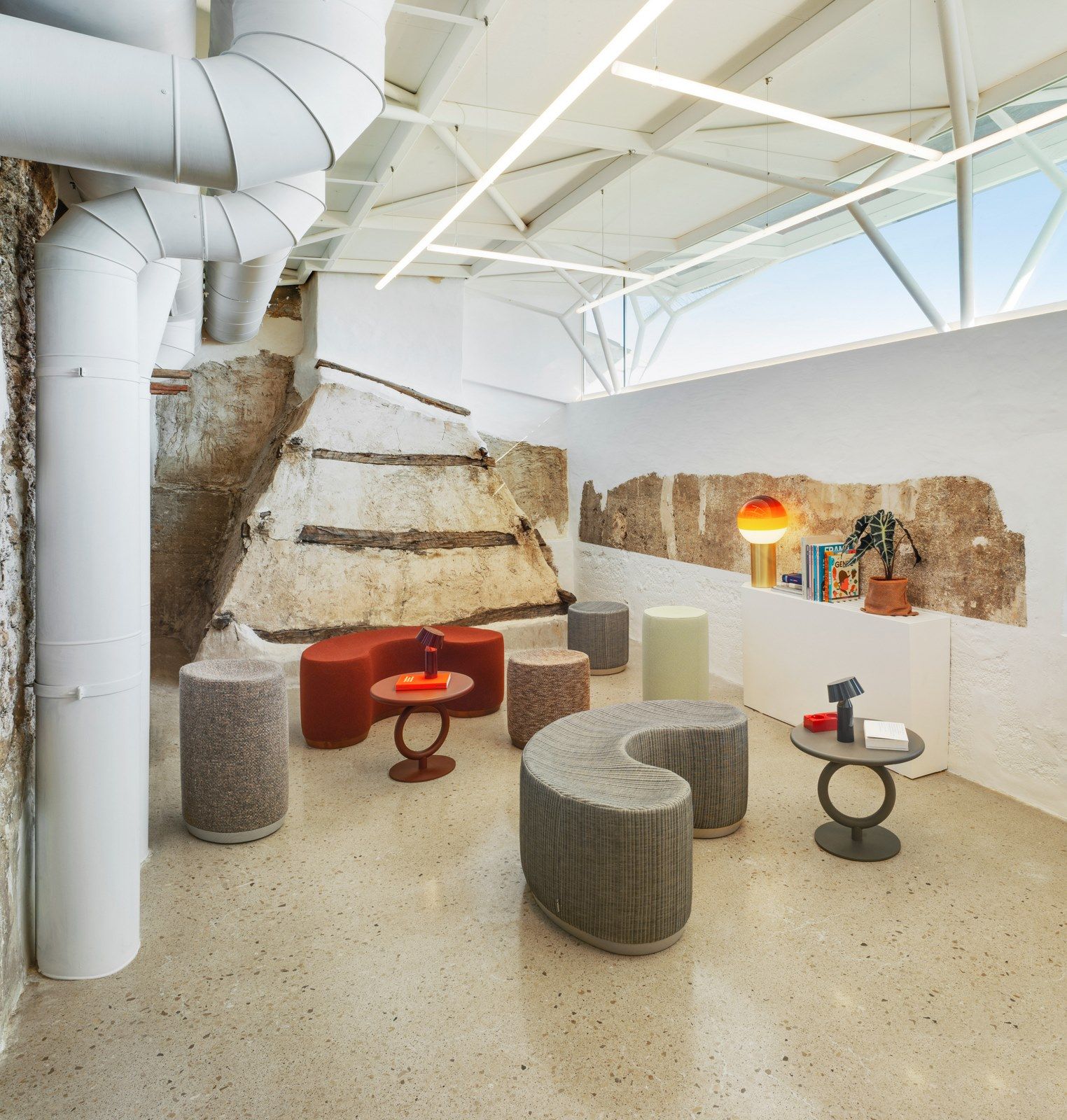 Журнальный столик из стали и МДФ SANCAL ARCH-00115676 - Вид №8