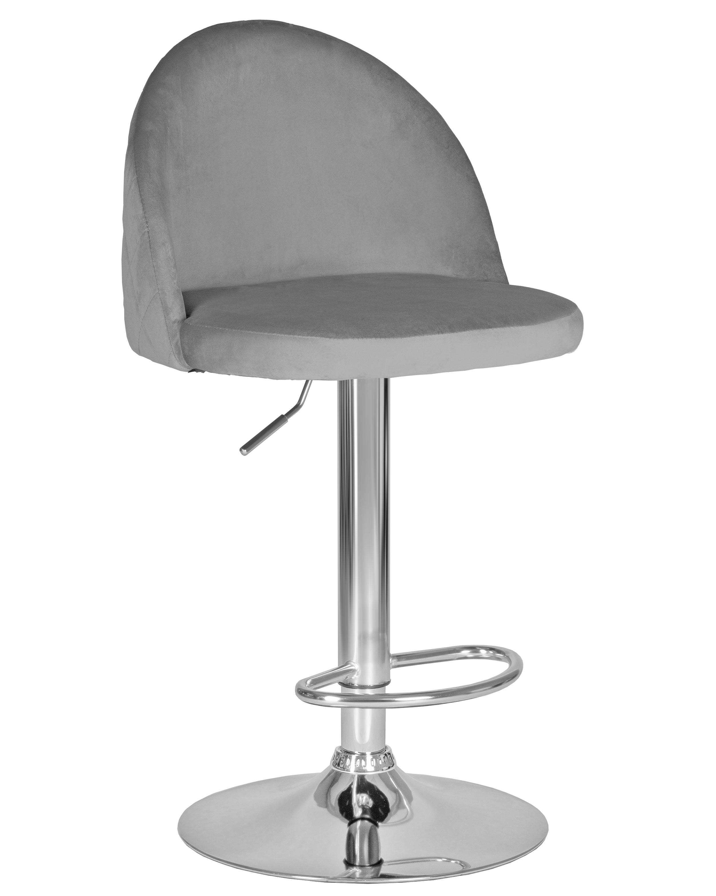 STLM-0255610 Барный стул Milana 48x91x47 цвет серый 90502490 DOBRIN