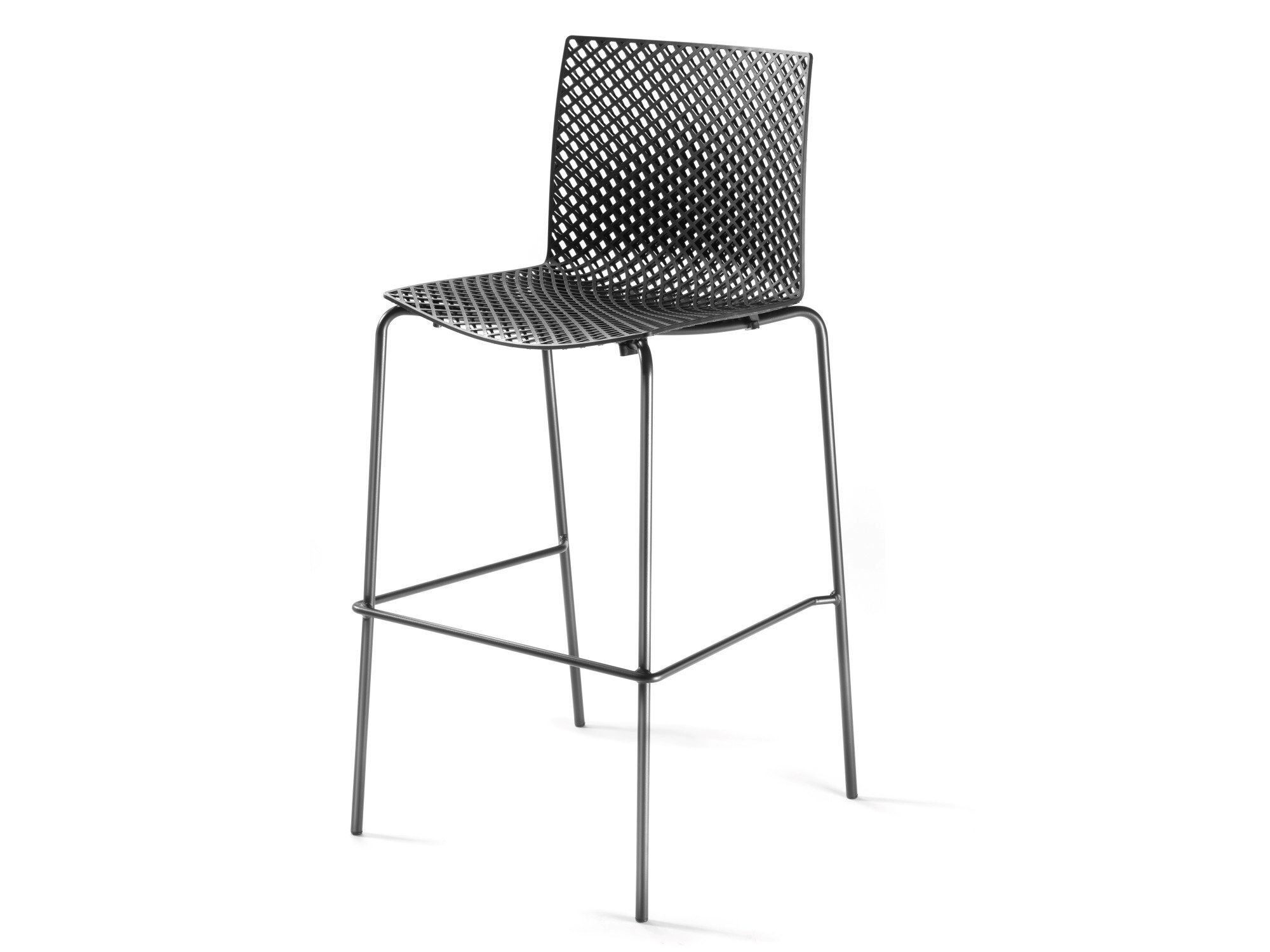 Высокий стул из инженерного пластика со спинкой GABER ARCH-00078831 - Вид №1