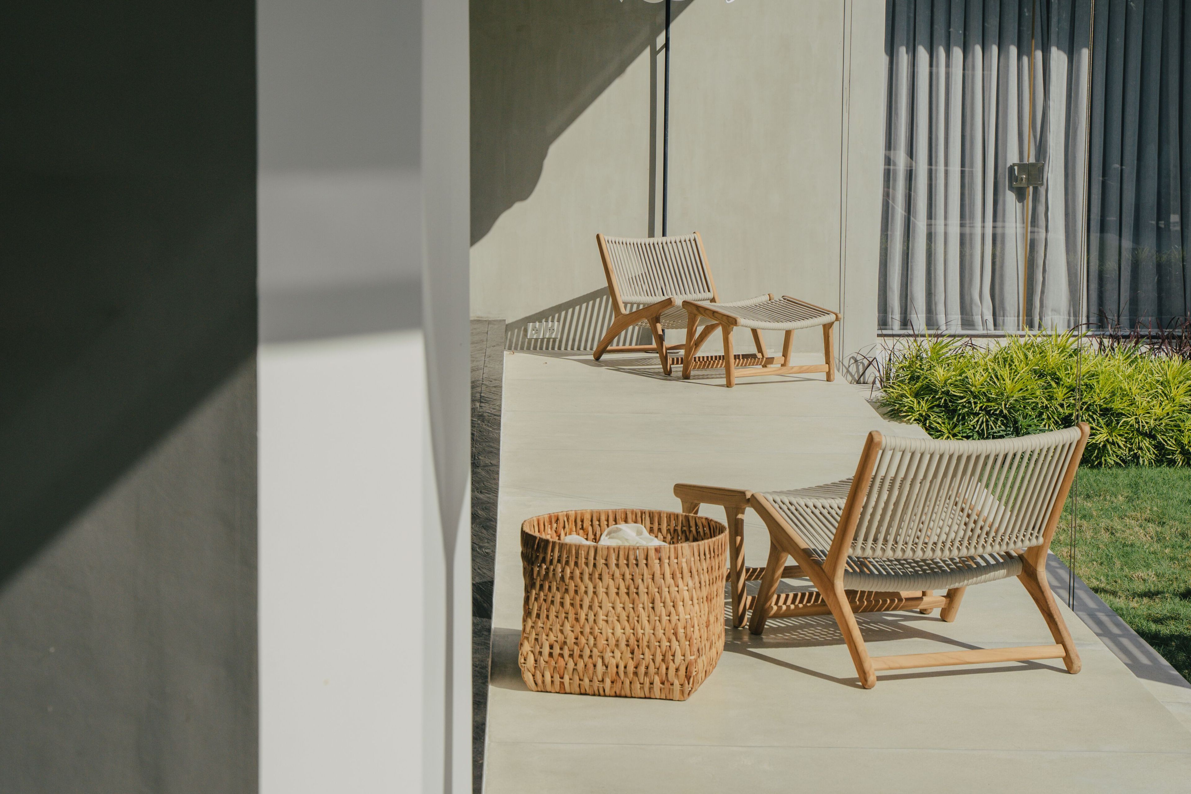 Прямоугольная подставка для ног из тикового дерева cbdesign Vienna Relax ARCH-00014755 - Вид №7