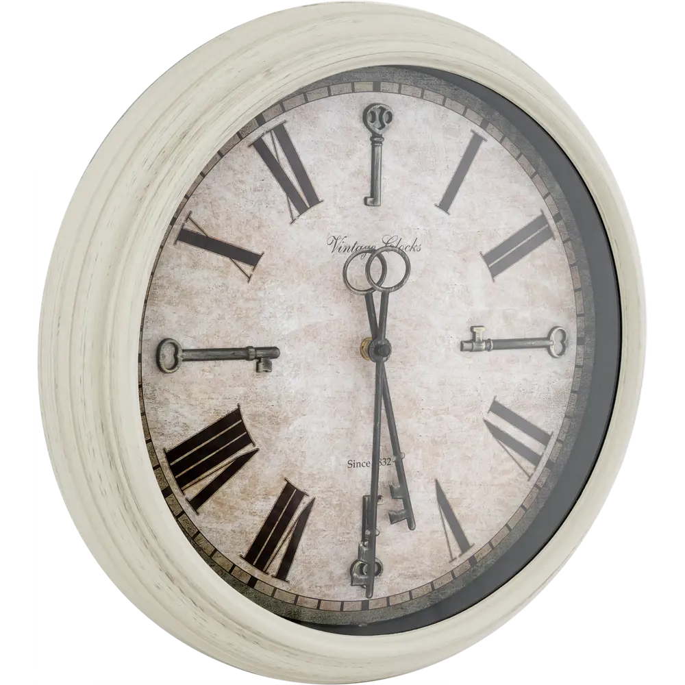 Часы настенные Atmosphera Romance ø39 см, пластик, цвет бежевый/чёрный STLM-2191008 - Вид №2