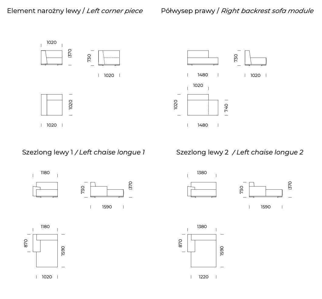 Модульный диван Nobonobo Maxxo ARCH-00010493 - Вид №7