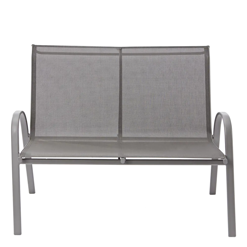 Скамья садовая Alma 113x69x91 см сталь тёмно-серый Santreyd STLM-2016807 - Вид №2