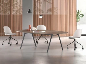 Archiutti Овальный деревянный стол для дома и офиса Lay
