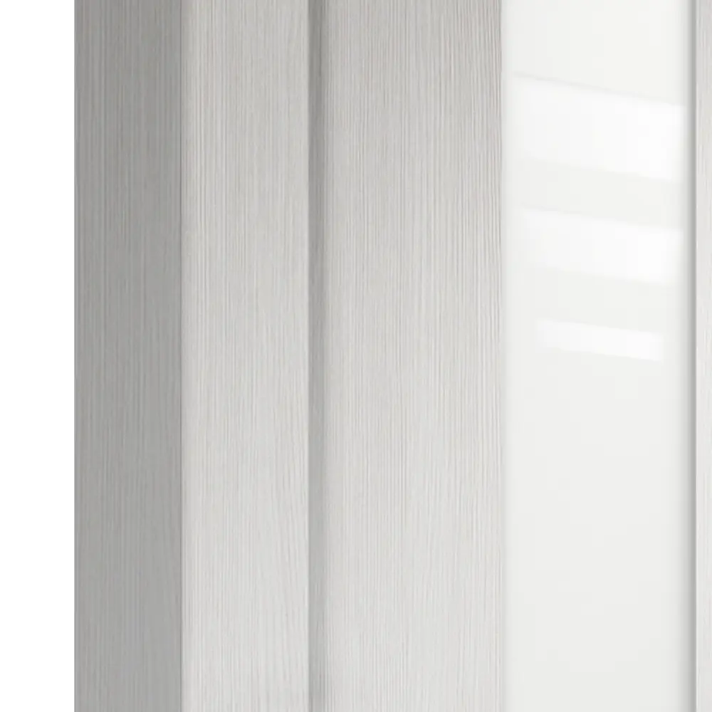 Дверь межкомнатная остеклённая Фортуна 90x200 см ПВХ цвет белый дуб Santreyd STLM-2044580 - Вид №2