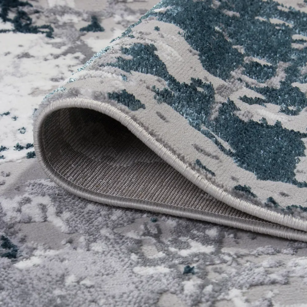 Ковер PALERMO F285 серый 200x290 см с рельефным дизайном 89378826 STLM-1348400 - Вид №3