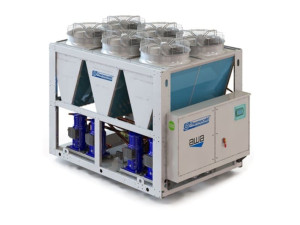 Высокоэффективные воздушные / водяные тепловые насосы с осевыми вентиляторами и спиральными компрессорами