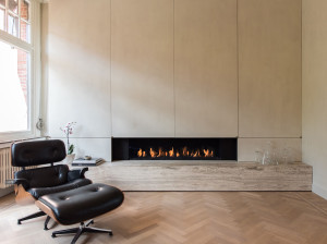 Газовый закрытый камин