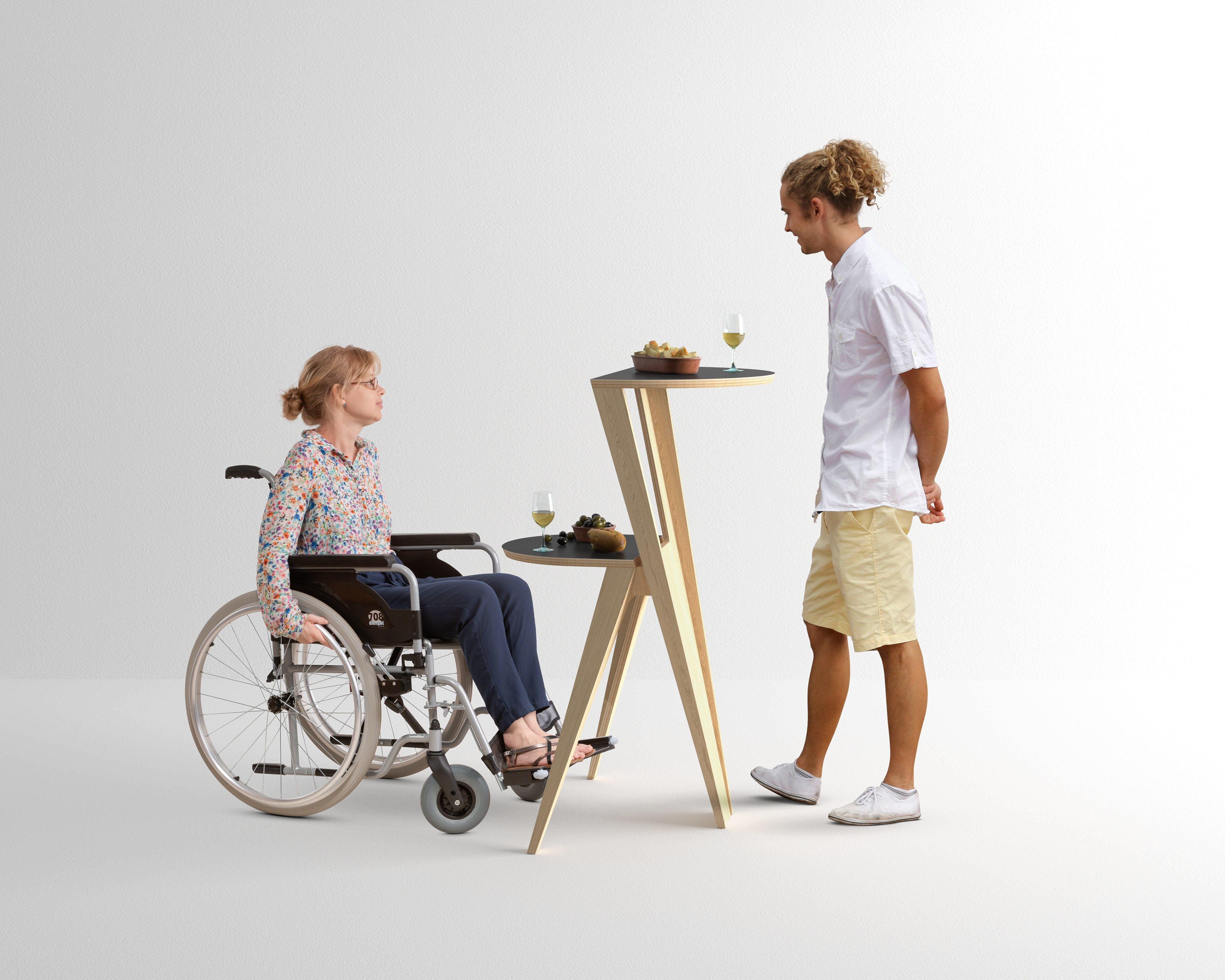 Высокий многослойный стол SCHNEEWEISS interior One4two ARCH-00134331 - Вид №1