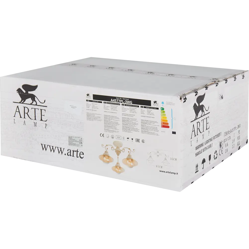 Люстра Grazioso 3xE27x60 Вт Arte Lamp STLM-2176821 - Вид №7