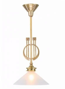 Patinas Lighting Подвесной светильник ручной работы из латуни Prague