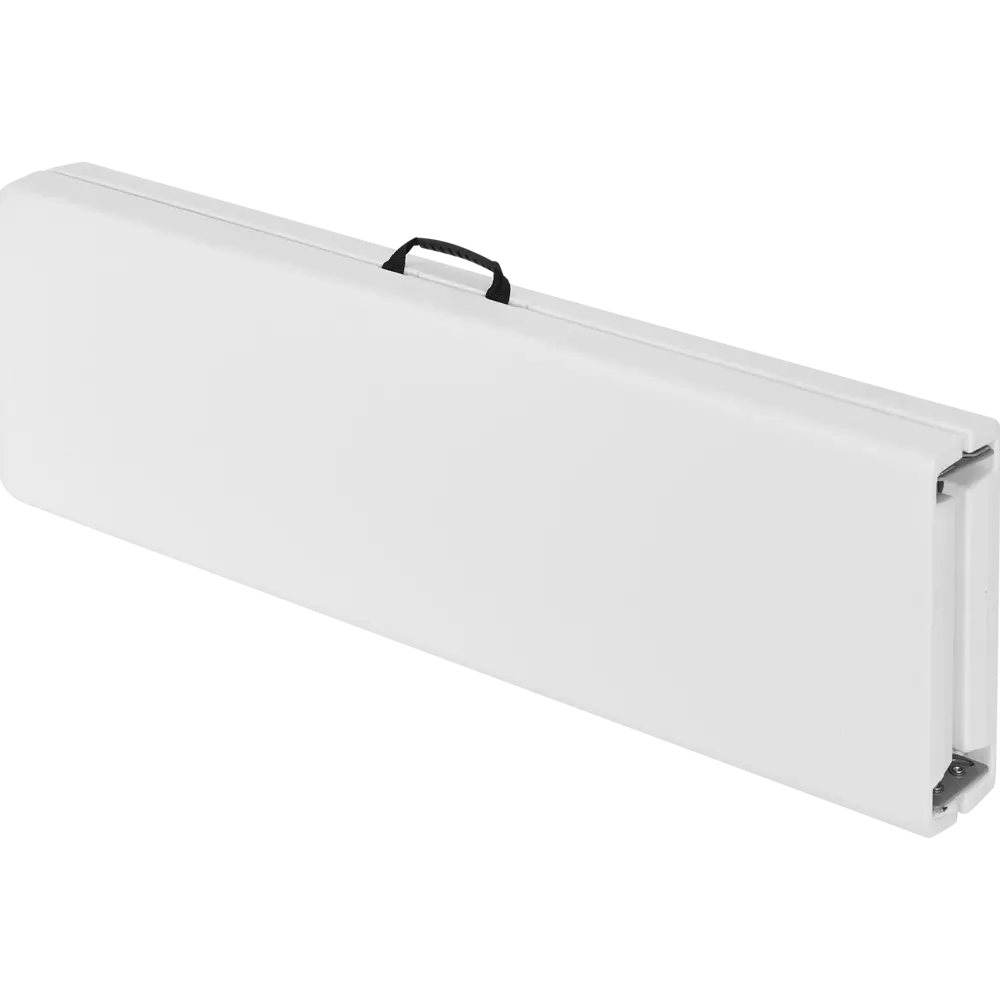 Скамья садовая складная Сатурн 184x31x44 см сталь/полиэтилен белая Santreyd STLM-2135646 - Вид №1