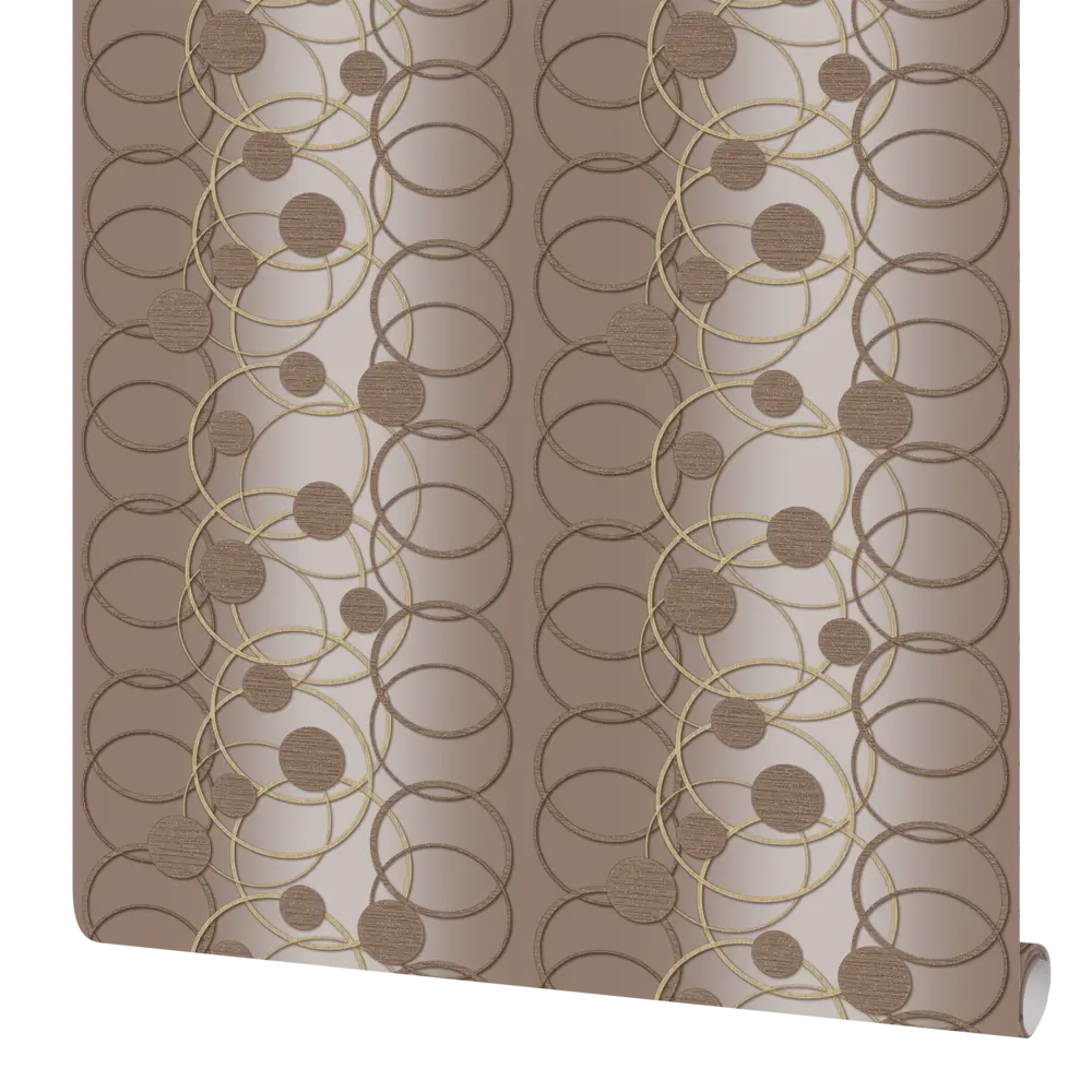 Обои флизелиновые Аспект Вега коричневые 1.06 м 75049-28 WALL DECOR STLM-2140743