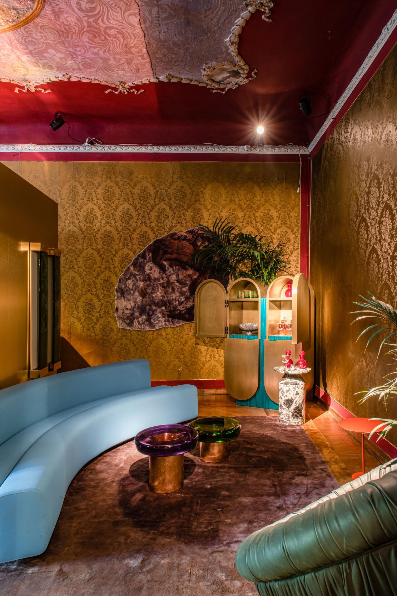 Прямоугольный ковер ручной работы Tapis Rouge цветной блок ARCH-00087710 - Вид №1