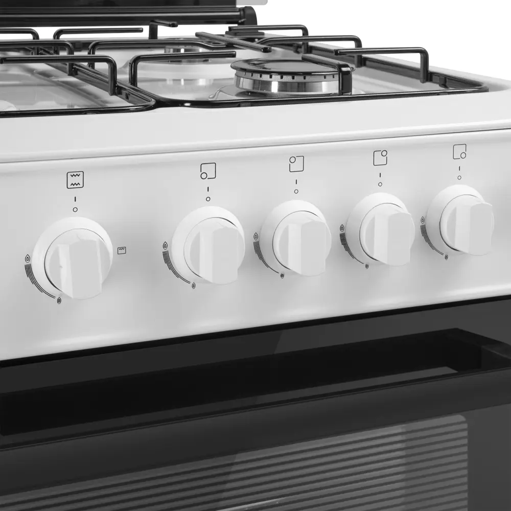 Газовая плита Maunfeld MGC60GEW03 60x85x65 см 4 конфорки цвет белый 89050551 STLM-2053960 Santreyd  - Вид №5
