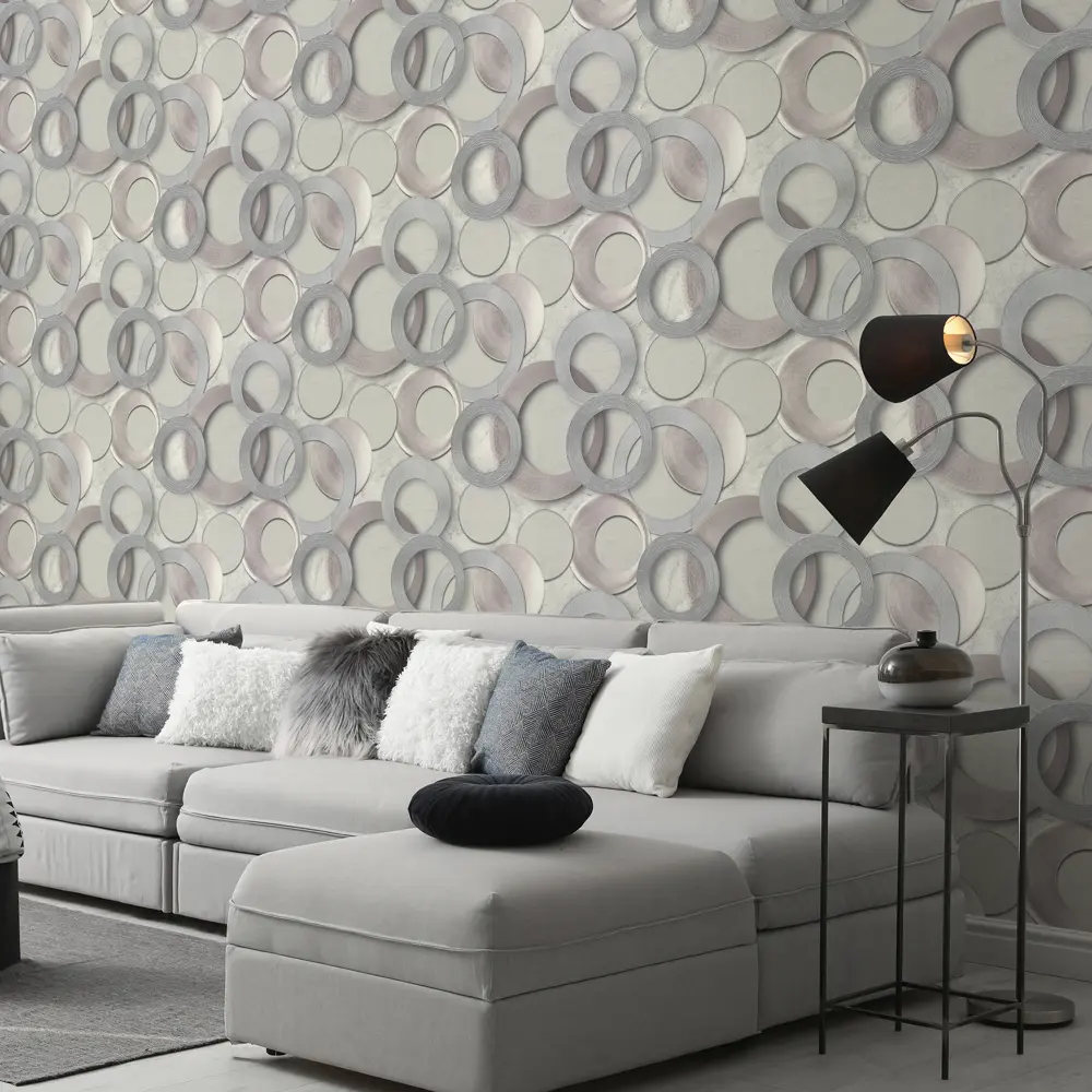 Обои флизелиновые Wall Decor Турин бежевые 1.06 м 75156-45 STLM-2184850 - Вид №3