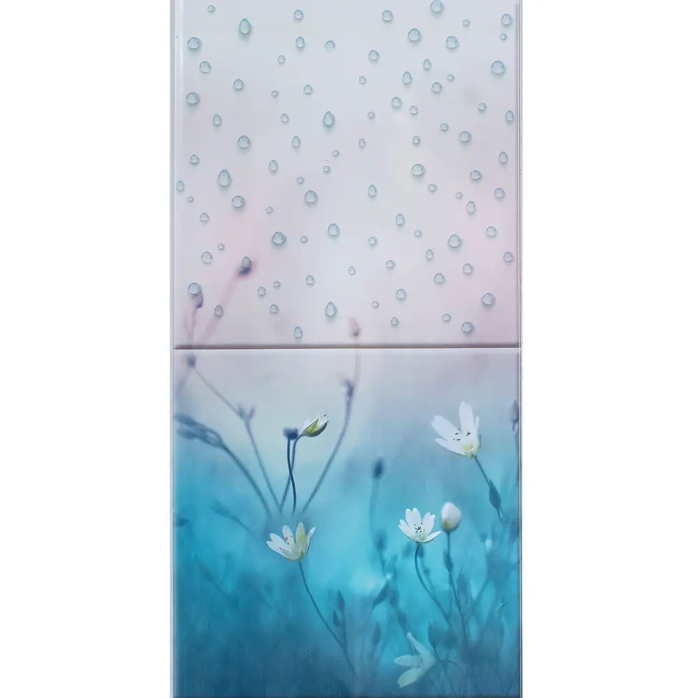 Комплект панелей ПВХ Рассвет 8 мм 2700x250 мм 2.7 м² 4 шт КРОНАПЛАСТ STLM-2037599