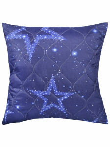 90782591 Декоративная подушка Звездная ночь 50x50 см, цвет звездное небо STLM-0380165 SELENA