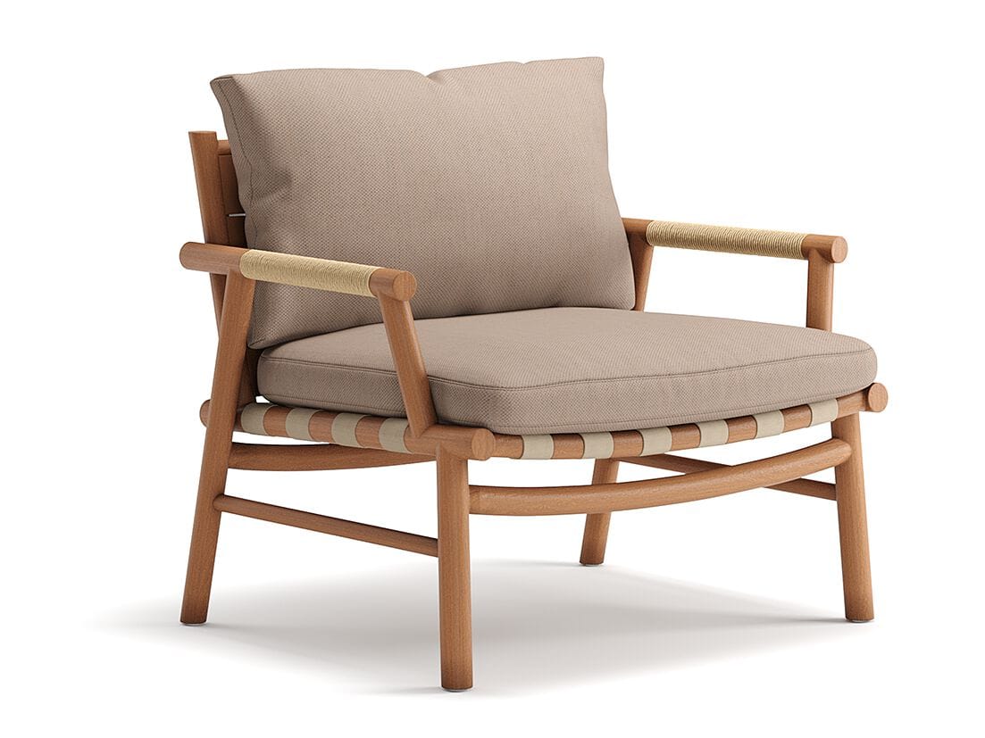 Садовое кресло из тикового дерева и Sunbrella® YAAZ Uz ARCH-00074788 - Вид №1