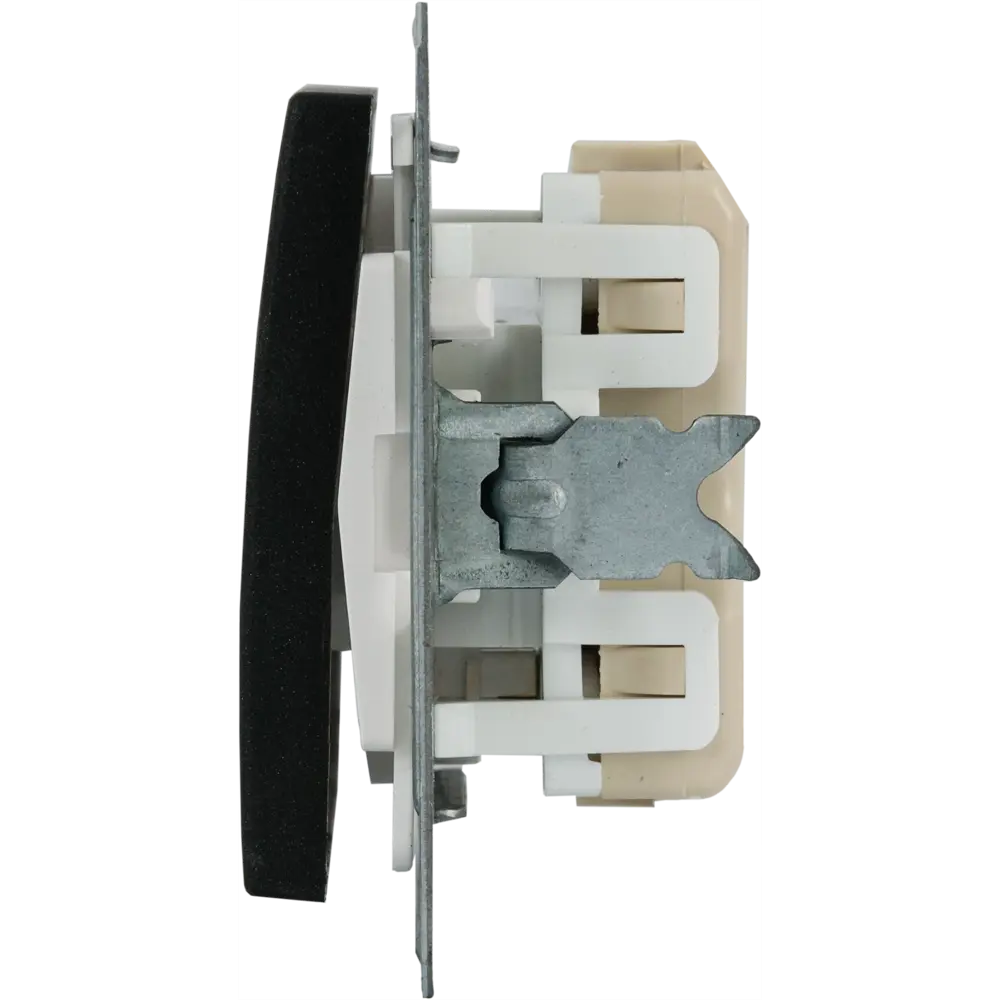 Выключатель W59, 1 клавиша с подсветкой, черный бархат Schneider Electric STLM-2140811 - Вид №3