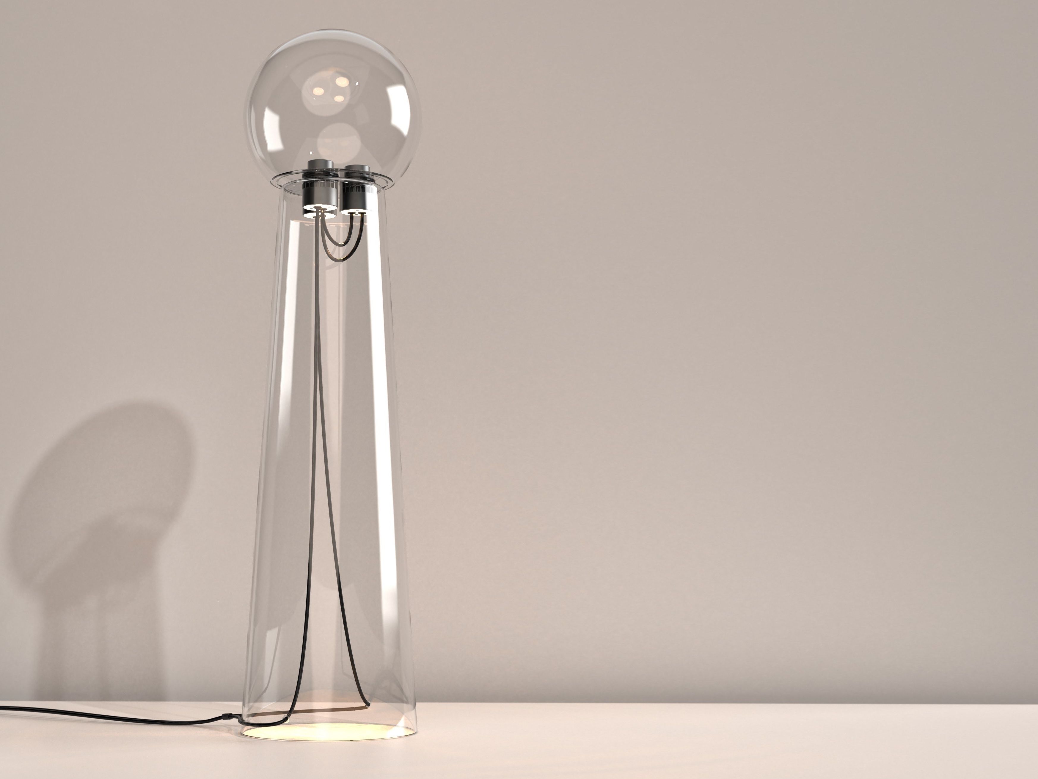 Выдувное стекло светодиодный торшер с диммером Darmes Gigi ARCH-00134596 - Вид №1