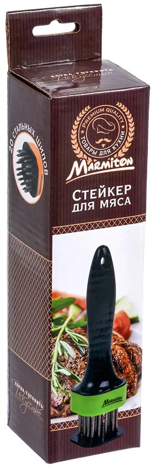 90091157 Тендерайзер Marmiton 20 стальных шипов цвет черный/зеленый STLM-0107424