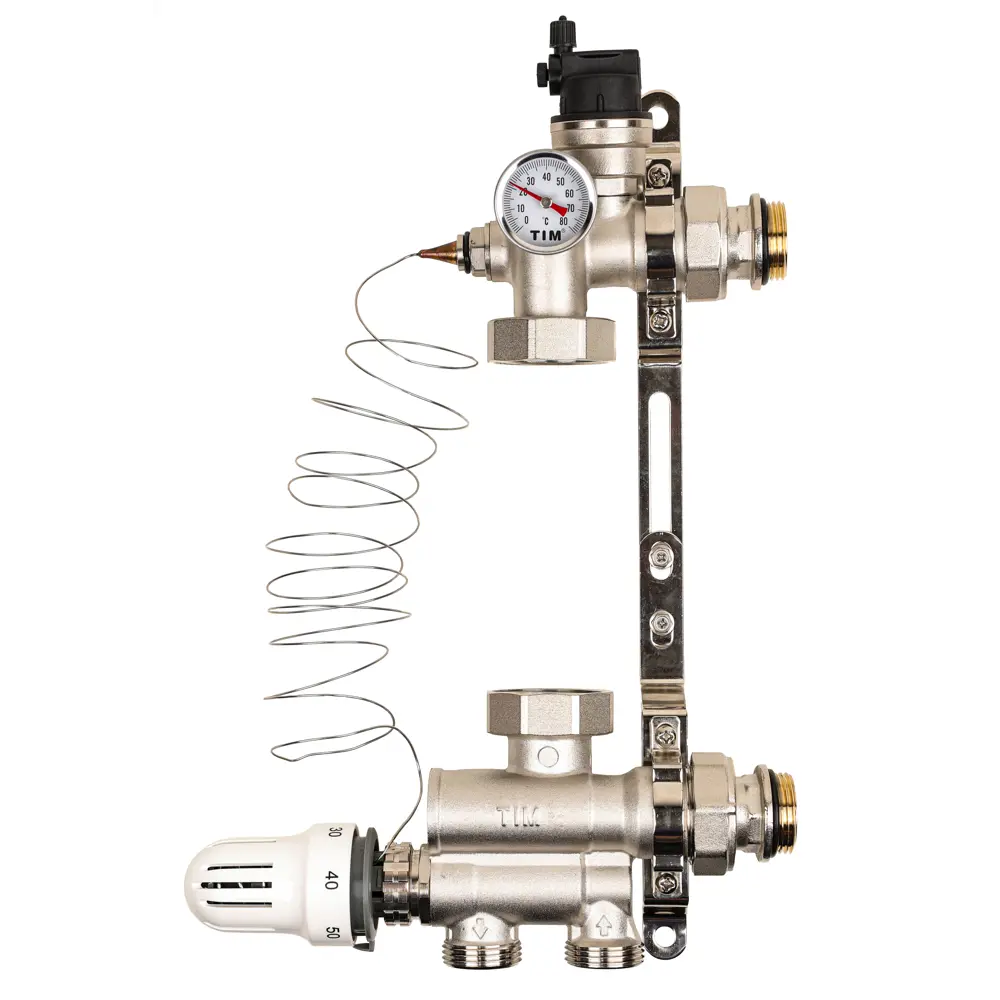 Насосно-смесительный узел Tim 130-180 мм 1" без насоса STLM-2053912 - Вид №5
