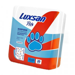 ПР0019392 Коврик для кошек и собак Premium с рисунком, 60*60см 20шт Luxsan