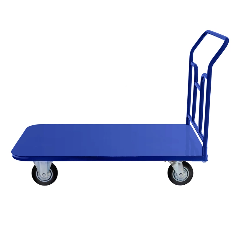 Тележка платформенная ТПТ (г/п 400 кг, 1000x600 мм, колеса черная резина 160 мм) Верстакофф 65-8874 - Вид №1